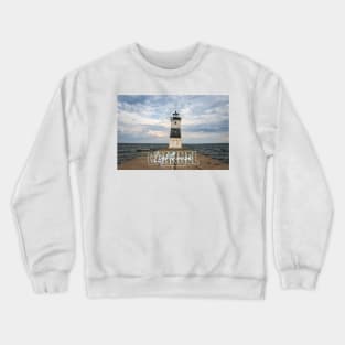 Channel Lighthouse Presque Isle Erie Pennsylvania Crewneck Sweatshirt